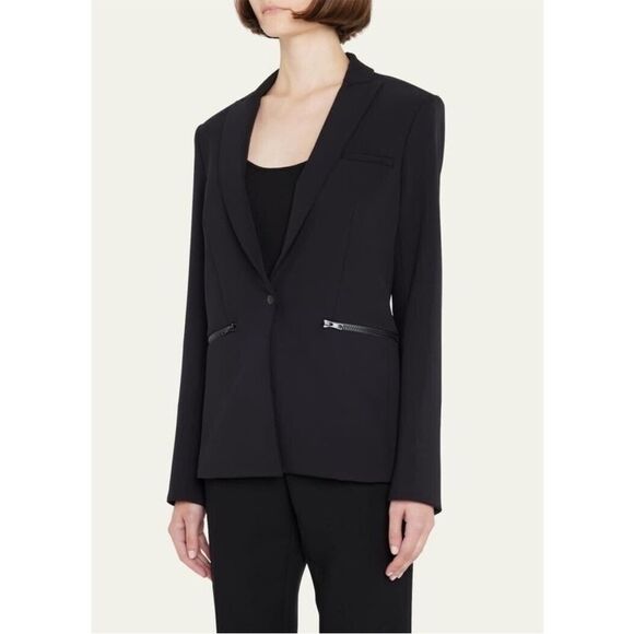 Veronica Beard NEW Iconic Scuba Dickey Jacket In Black Size 2 $645.00 - Picture 6 of 7